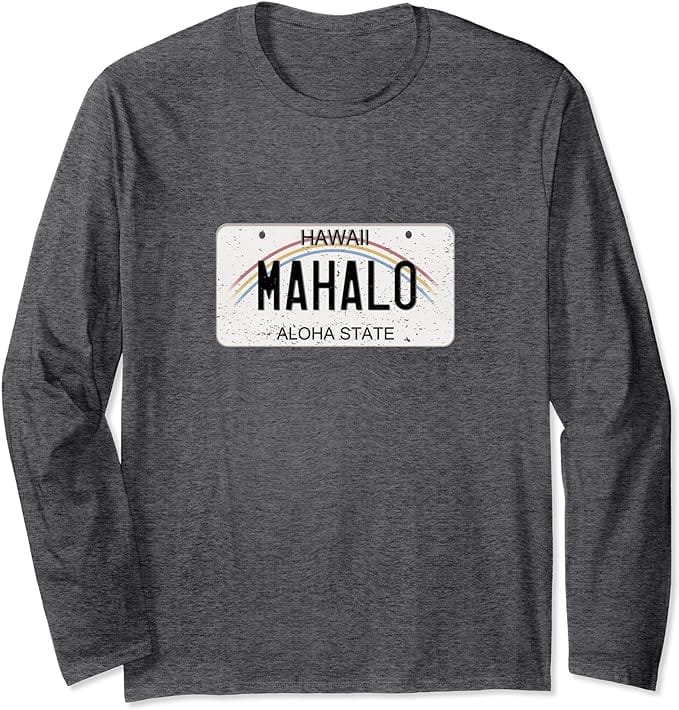 Mahalo License Plate