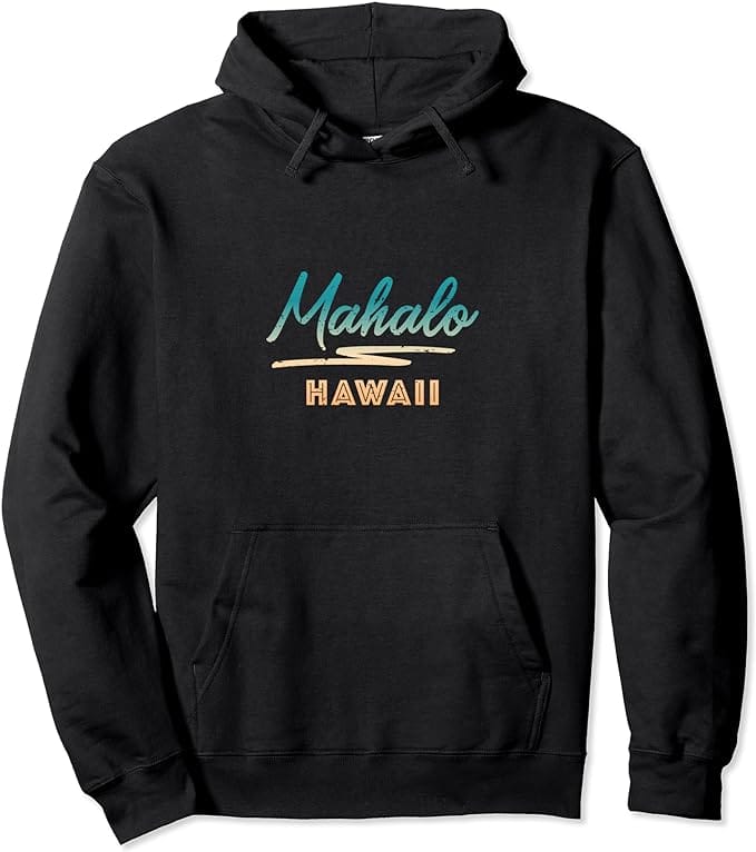 Mahalo Hawaii Retro Blue