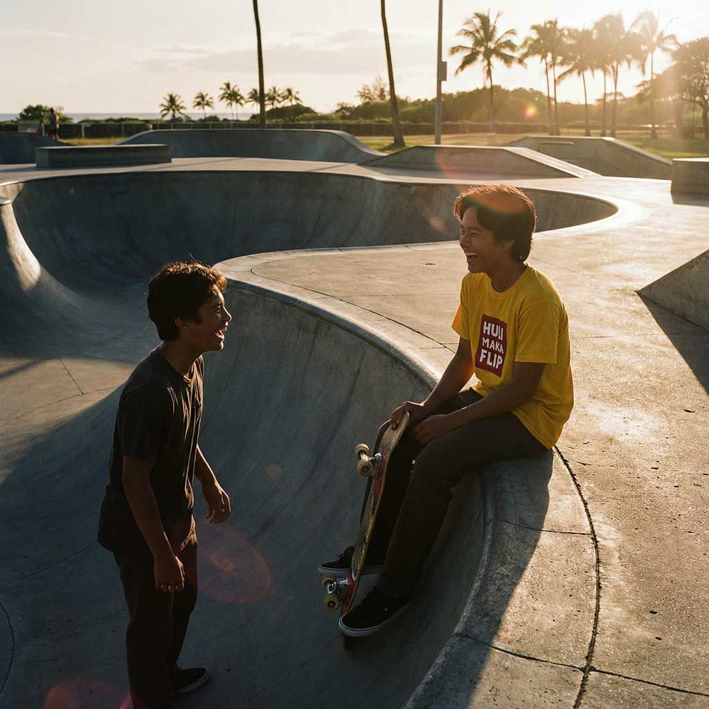 Huli Maka Flip Shirt