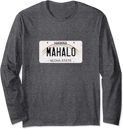 Mahalo License Plate