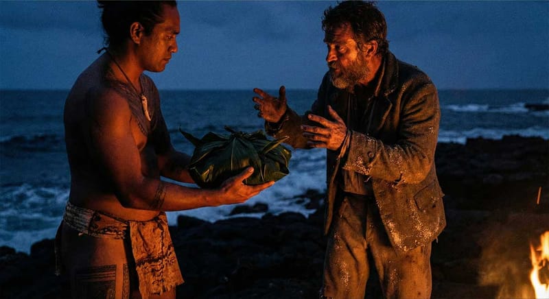 Hawaiian was the inital language used for trading. Sailors learned Hawaiian in order to survive.