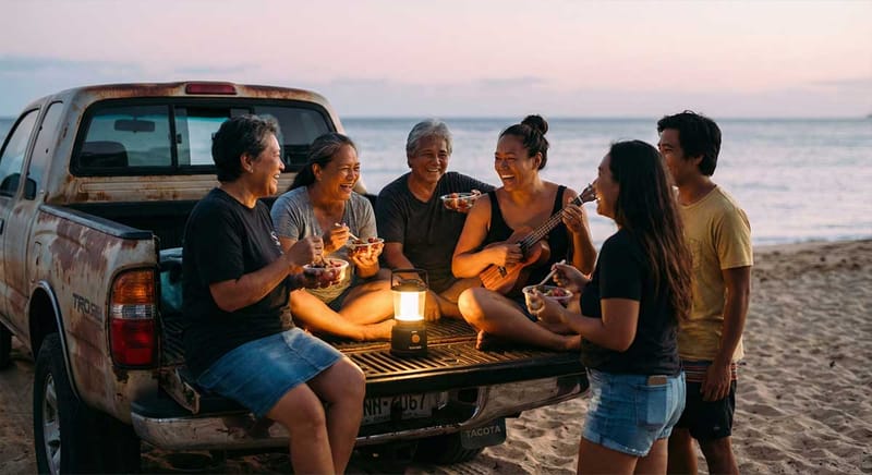 Sharing the bounty of holoholo