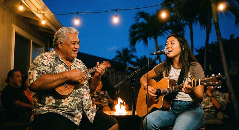 Pidgin is common in Hawaii's music.